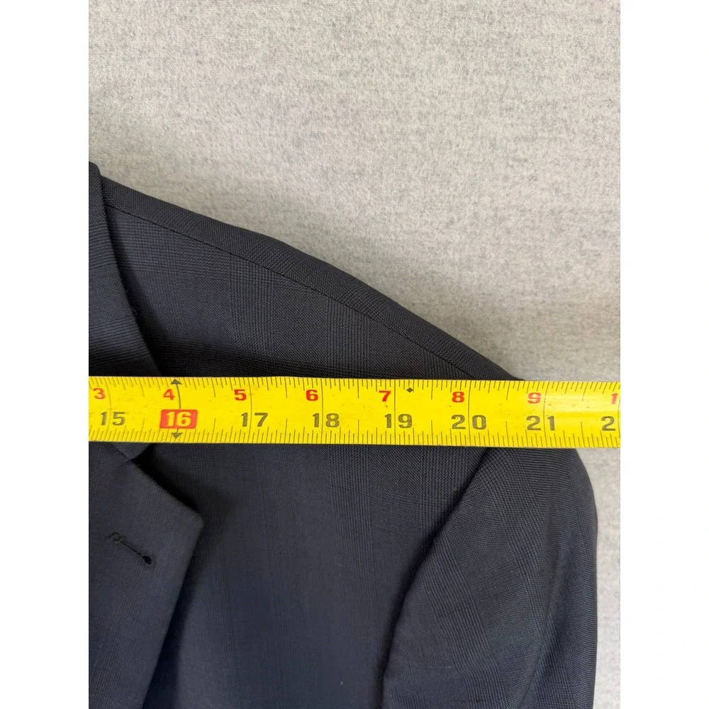 Joseph Abboud Loro Piana Super 120s Wool Blazer Navy Blue 50R Sport Coat 2449/2F